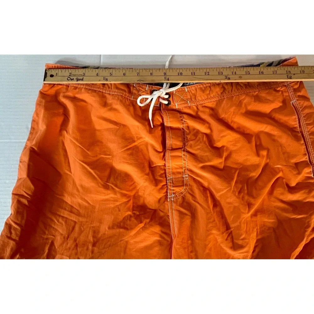 Polo Ralph Lauren Swim Trunks Mens XL Orange Cargo Pocket‎ Board Shorts